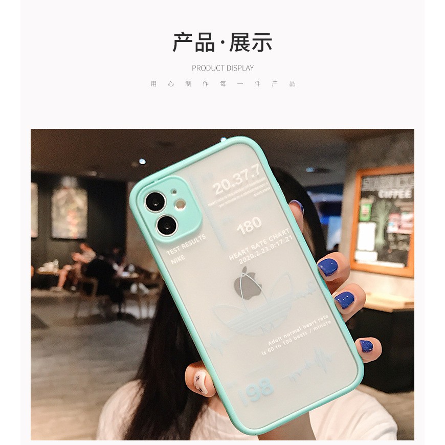 Ốp case điện thoại iphone adidas trong suốt, ốp lưng iphone đẹp 6/6plus/6s/6splus/7/7plus/8/8plus/x/xr/xs/11/12/pro/max