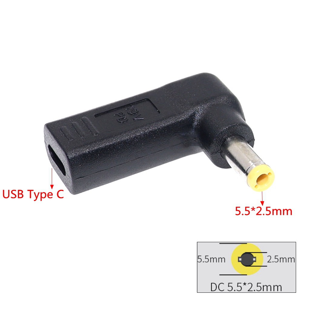 Combo đầu chuyển đổi 10 in 1 + đầu chuyển 5.5x2.5mm Type C sạc laptop đa dụng hỗ trợ PD 2.0 max 100W