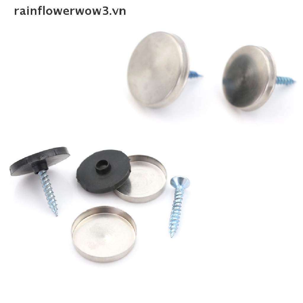 Bộ 8 Phụ Kiện Trang Trí Gương Bằng Thép Không Gỉ Thiết Kế Mới Cao Cấp