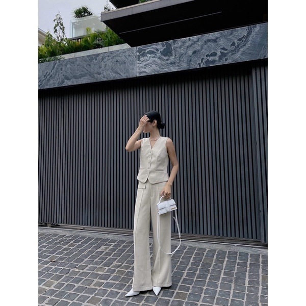 Quần nhấn ly nắp túi