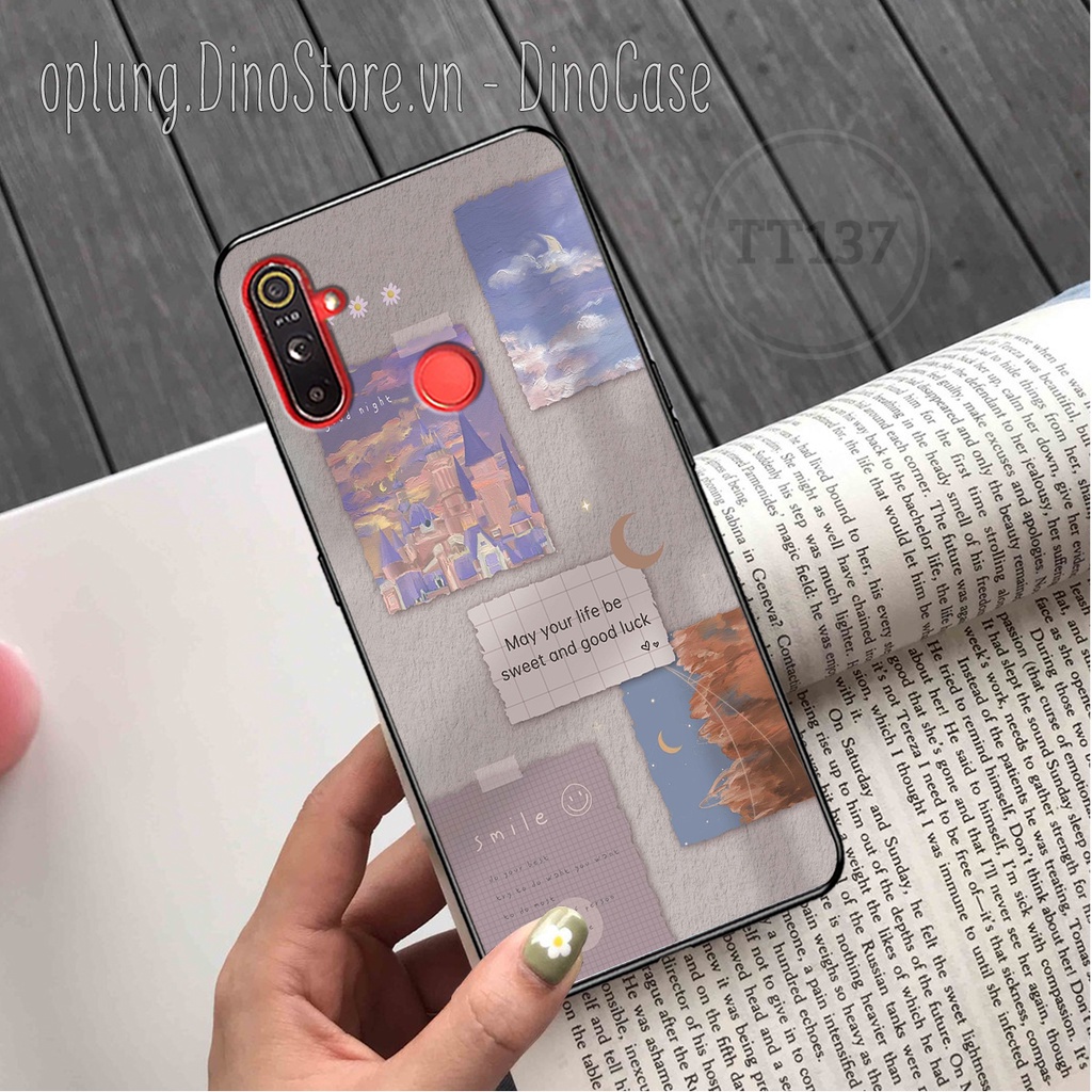 Ốp lưng Realme 5/5i/C3 - Reame 5 Pro - Realme 6/6Pro - Ốp Realme cứng viền silicon in hình vintage nhẹ nhàng dễ thương.