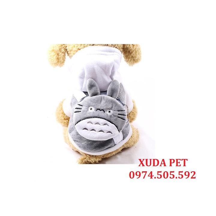 Áo Hoodie cho chó mèo hình Totoro siêu dễ thương Xudapet - SP000135