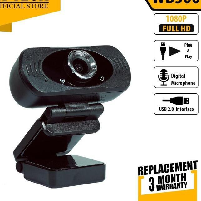 Webcam M-TECH WB500 Full HD 1080P Chất Lượng Cao