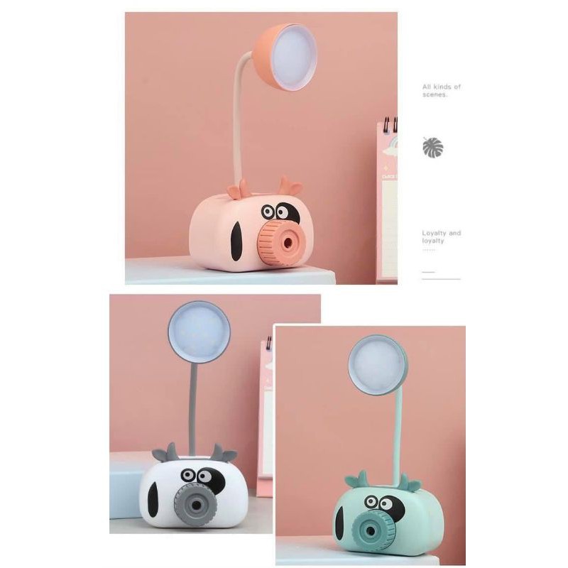 Đèn học để bàn siêu cute đa năng tiện lợi