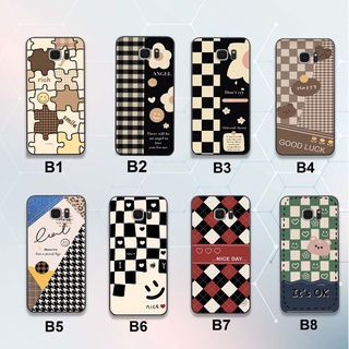 Ốp lưng điện thoại SAMSUNG  S6 / S6 EDEG / S7 / S7 EDEG bộ hình caro TRẺ TRUNG, PHONG CÁCH.