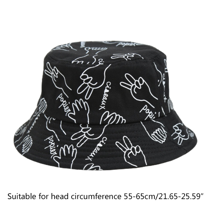 Mũ Bucket Chống Nắng Ngoài Trời In Hoạ Tiết Graffiti Phong Cách Thời Trang Harajuku Dành Cho Nam Và Nữ