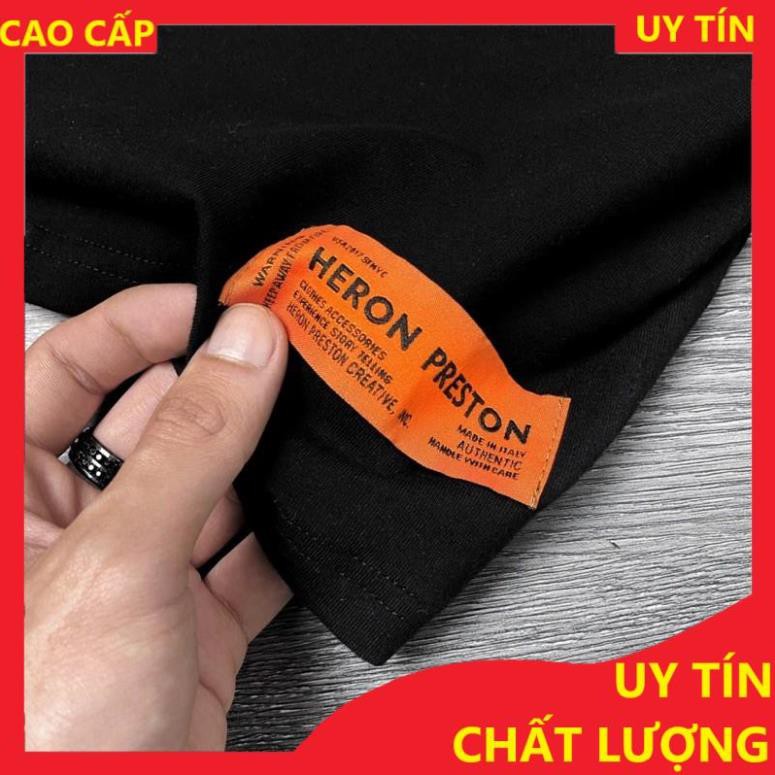 [FREESHIP - HÀNG CAO CẤP] Áo phông tay lỡ, T-Shirt Heron hunter đen, áo thun cotton basic nam nữ unisex, MSW Town