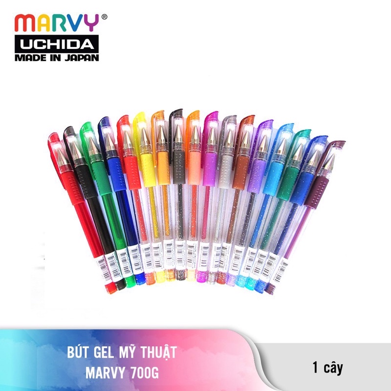 Bút gel mỹ thuật có nắp Marvy Uchida - ngòi 0.7mm 🐻✨✨