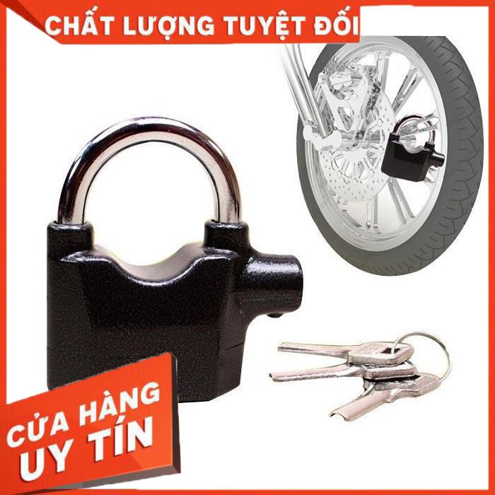 [ Bán Lẻ Giá Sỉ ] Khóa Chống Trộm, Khóa Cửa, Xe Máy, Tủ Cho Gia Đình Có Còi Hú Báo Động, Chống Cắt An Toàn Tuyệt Đối