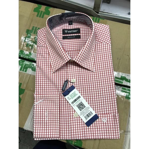 Sơmi việt tiến sale 32%( fom regular giá niêm yết 499k)