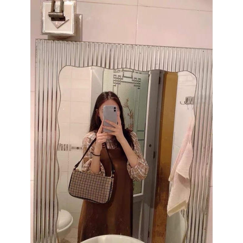 Túi kẻ đeo vai - Jenny Bag