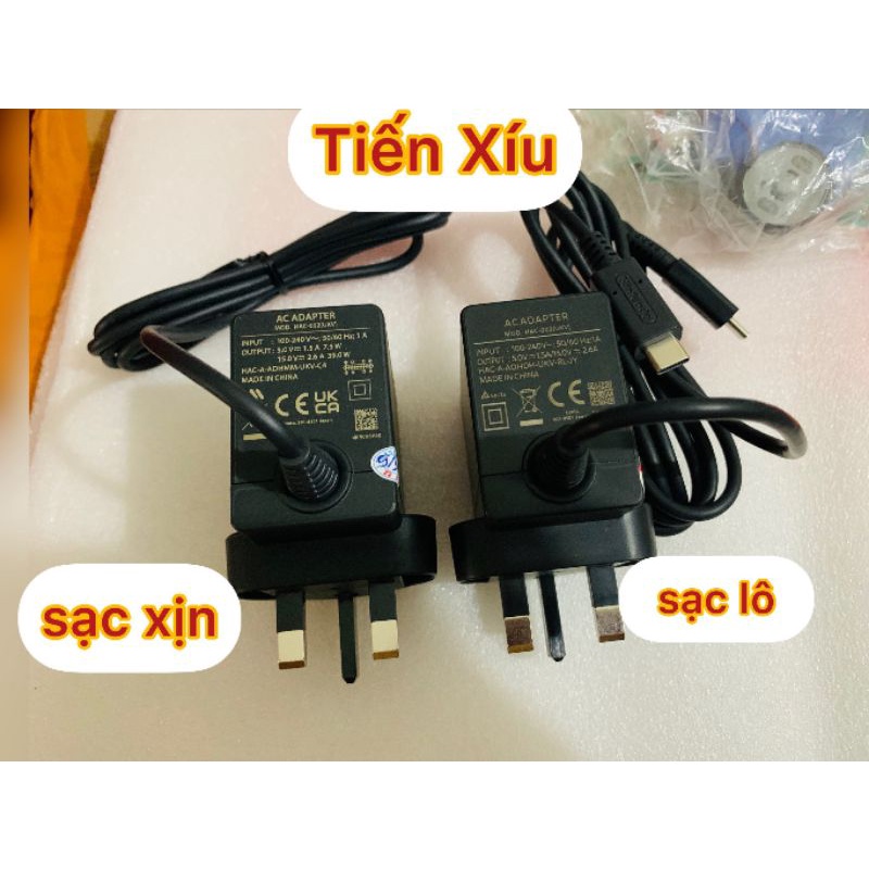 Củ sạc zin Nintendo Switch Oled Lite v1 v2 củ sạc SWITCH charge bóc máy chính hãng bóc máy củ nguồn nintendo switch xịn