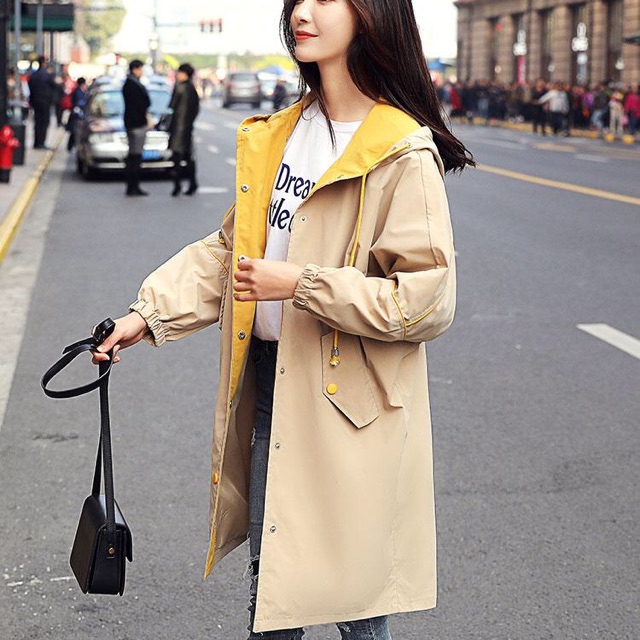 Áo gió khoác gió dáng dài | BigBuy360 - bigbuy360.vn