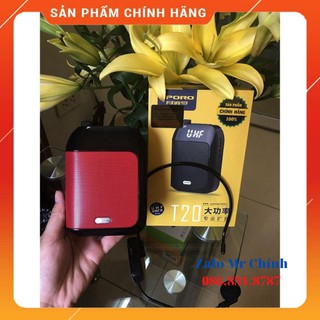 [ giá sập sàn ] Máy trợ giảng không dây Aporo T20 UHF 4.0 có BLUETOOTH CHÍNH HÃNG ( Tặng củ sạc )- BH 12 THÁNG [ HÀNG TỐ
