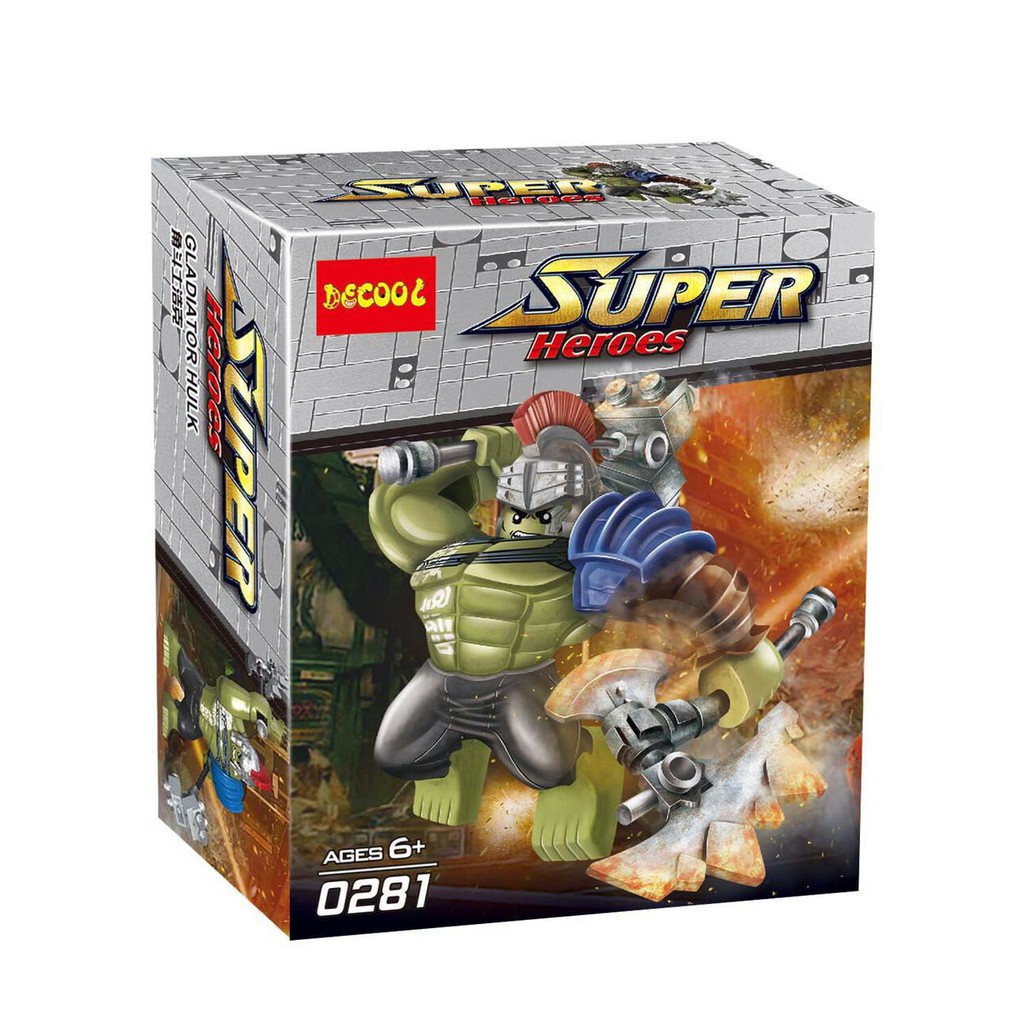 Mô hình lắp ráp Non Lego Hero Gladiator Hulk 0281