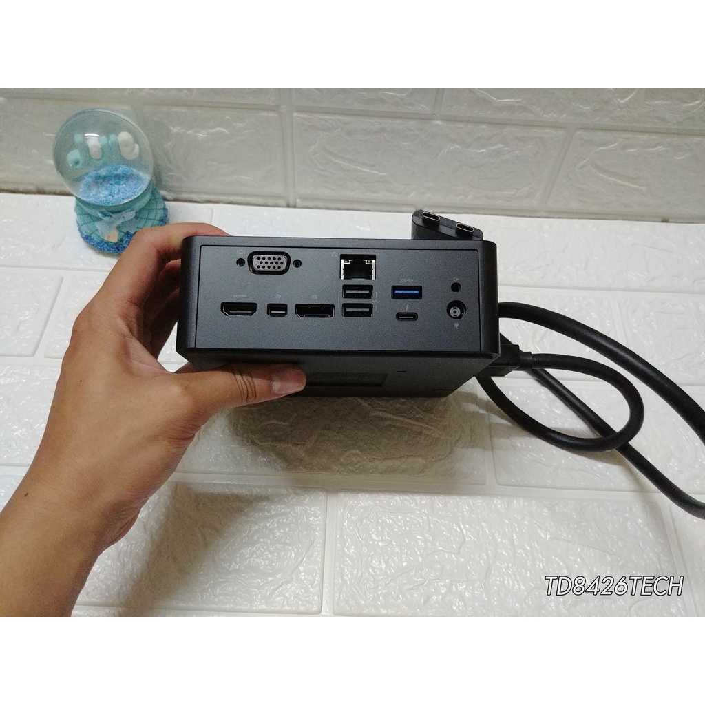 Dock Dell Thunderbolt TB18DC - Hỗ trợ tối đa 2 màn 4K 60HZ dùng riêng cho Dell Precision 7530/7540/7730/7740