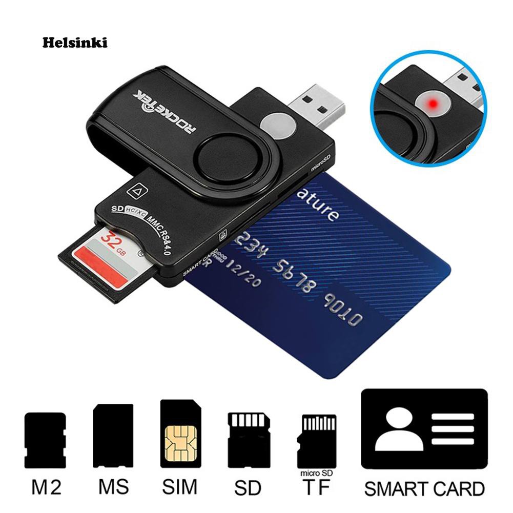 Đầu Đọc Thẻ Nhớ Thông Minh Ms M2 Sim Sd Tf Usb 2.0 Đa Năng