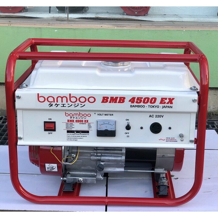 Máy Phát Điện Chạy Xăng 3.5kw Bamboo BMB 4500EX