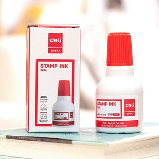 ⏩ Mực dấu - Stamp ink Deli E9874 - 40ml