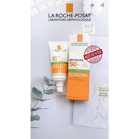 Kem Chống Nắng La Roche Posay Anthelios Anti-Shine Cho Da Dầu vạch xanh - Bản Pháp nhập khẩu Ba Lan