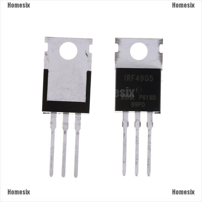 Bộ 10 vi mạch điện tử IRF4905 IRF4905PBF MOSFET 74A 55V kênh P IR TO-22
