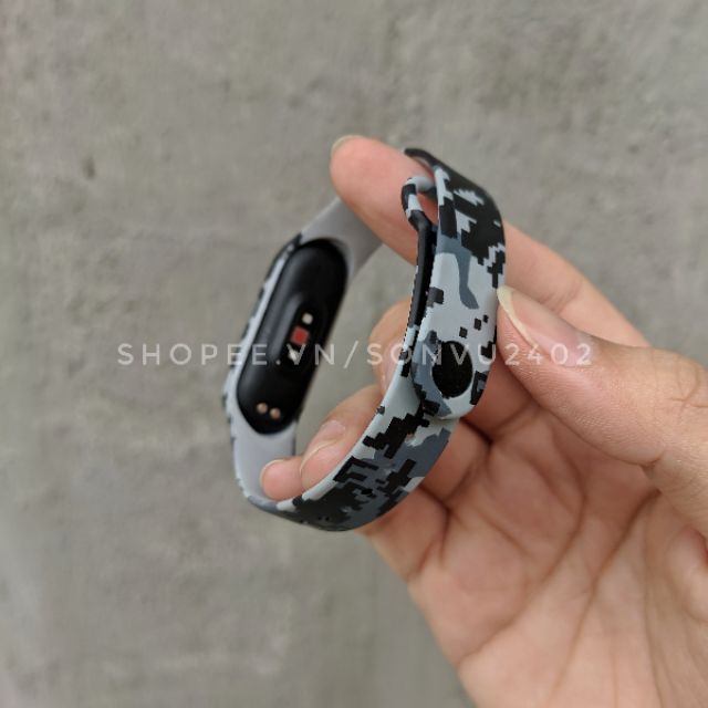 Dây đeo thay thế họa tiết chính hãng Mijobs cho Miband 3/4/5/6