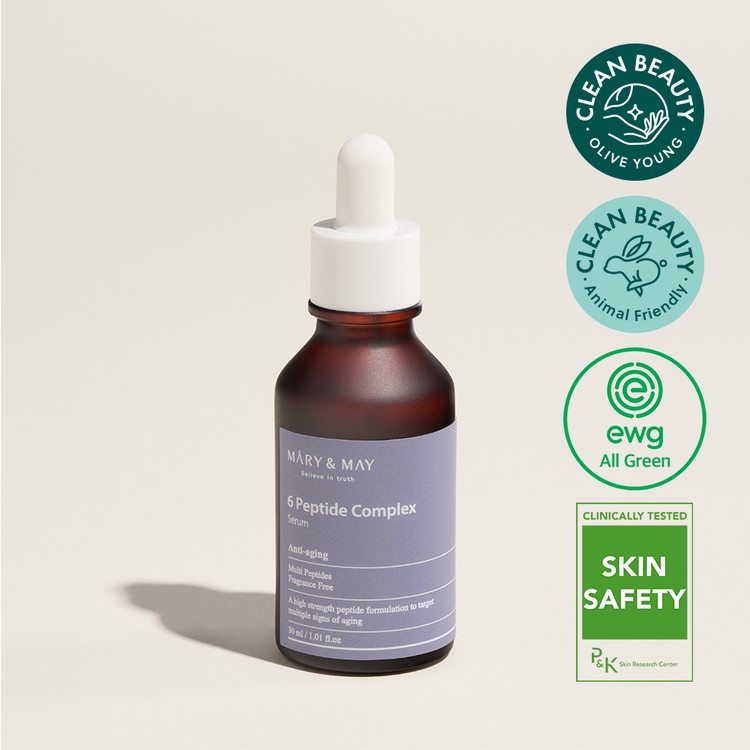 Tinh chất phục hồi MARY & MAY 6 PEPTIDE COMPLEX SERUM 30ml