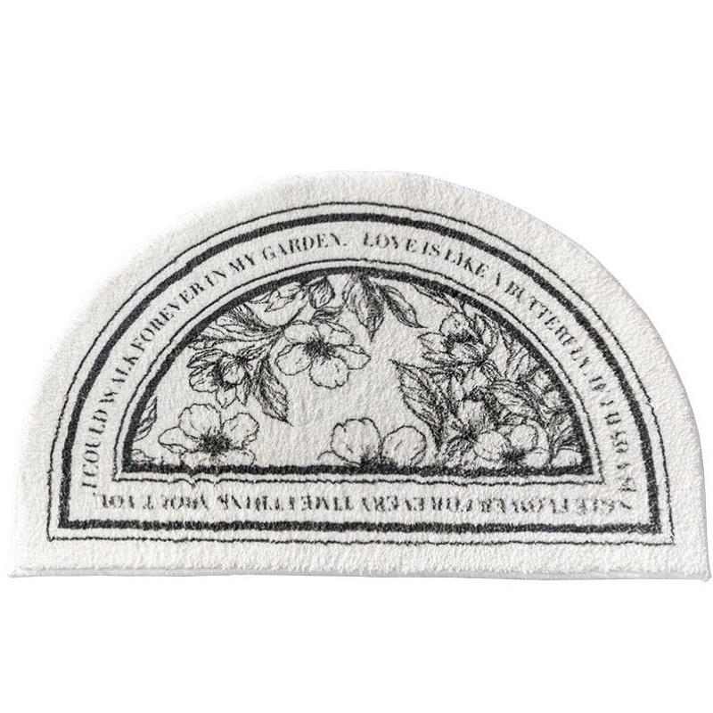 Thảm chùi chân chống trượt, tấm trải sàn trang trí phòng ngủ, decor nhà