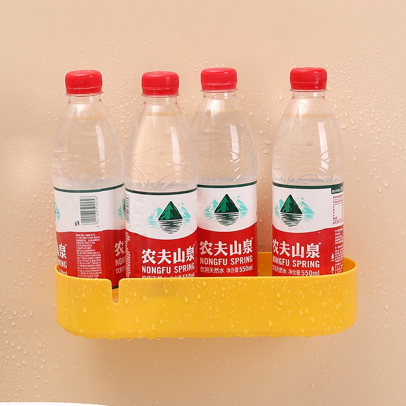 Giá Đỡ Vật Dụng Hình Oval Gắn Tường Không Cần Khoan Dành Cho Phòng Tắm