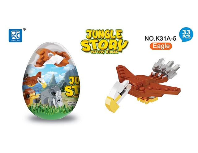 🧩 LEGO ĐỒ CHƠI LẮP RÁP ĐỘNG VẬT RỪNG XANH JUNGLE STORY GIAO NGẪU NHIÊN