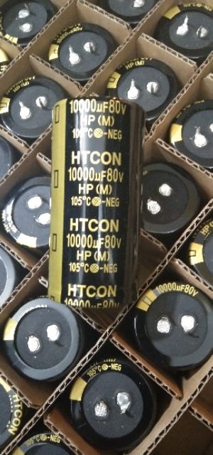 Tụ nguồn âm ly 80v 10000 Taiwan loại 1