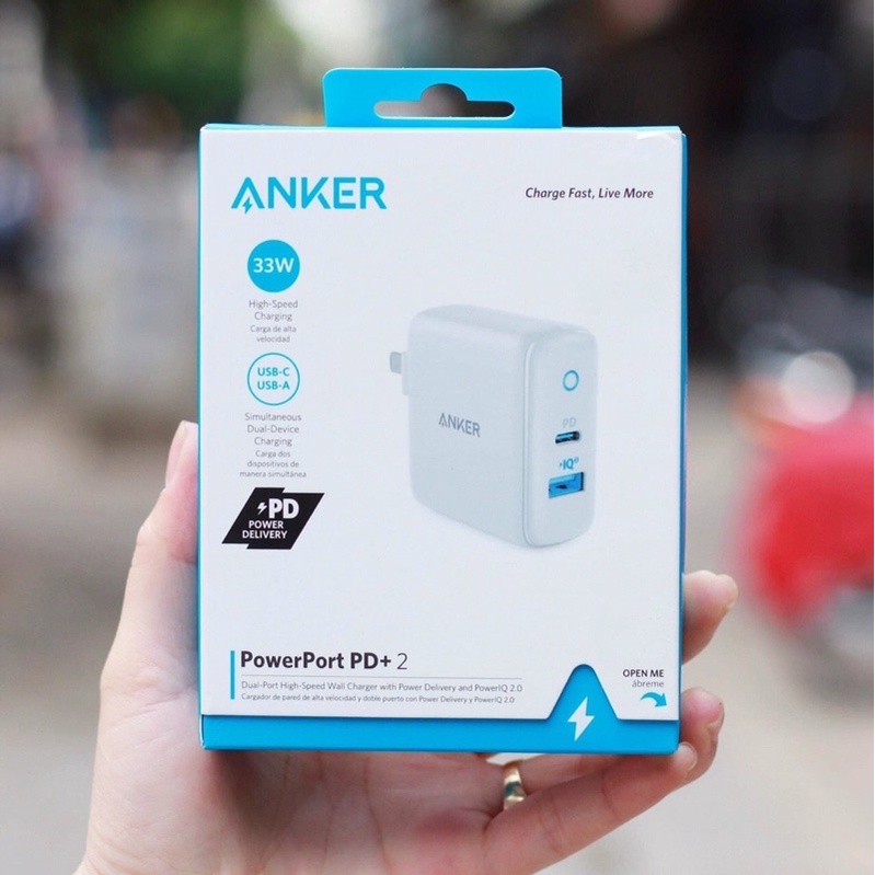 Sạc Anker PowerPort PD+2 33w - A2626 Chính hãng