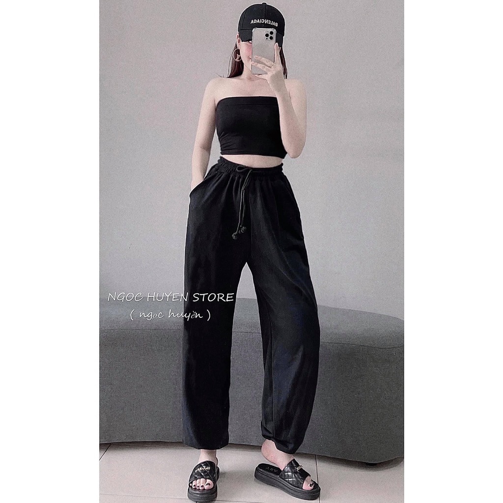 Set áo quây + quần bom chun gấu HARI