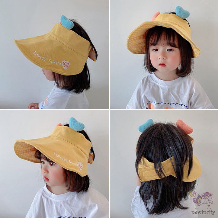 Mũ Hở Chóp In Chữ Thời Trang Mùa Hè Cho Bé