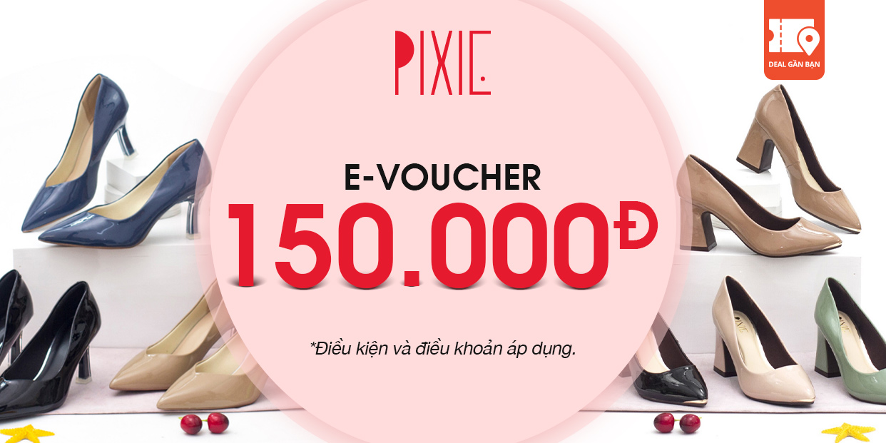 E-Voucher giảm giá 150.000đ cho các sản phẩm tại Pixie