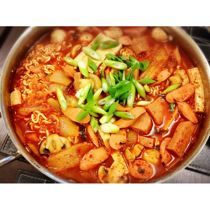 Combo lẩu tok ramen sốt Tèobokki