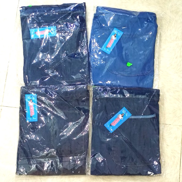 Váy chống nắng jean thêu