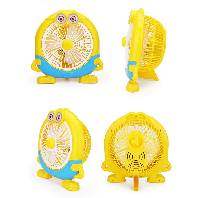 ( Loại 1 ) Quạt Mini Để Bàn Hình Thú Cắm Điện - Quạt để bàn văn phòng, để giường