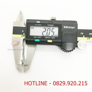 nam châm 1 mặt kích thước phi 10 mm dày 2 ly - có kèm sắt