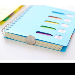 Sổ ghi chép phân 5 màu (J&I)