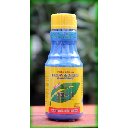 Phân Bón Lá Đậm Đặc Cao Cấp  Vitamin B1 - Qui cách: Chai 100ml