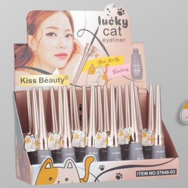 Kẻ Mắt Nước Kiss Beauty Lucky Cat Eyeliner | BigBuy360 - bigbuy360.vn
