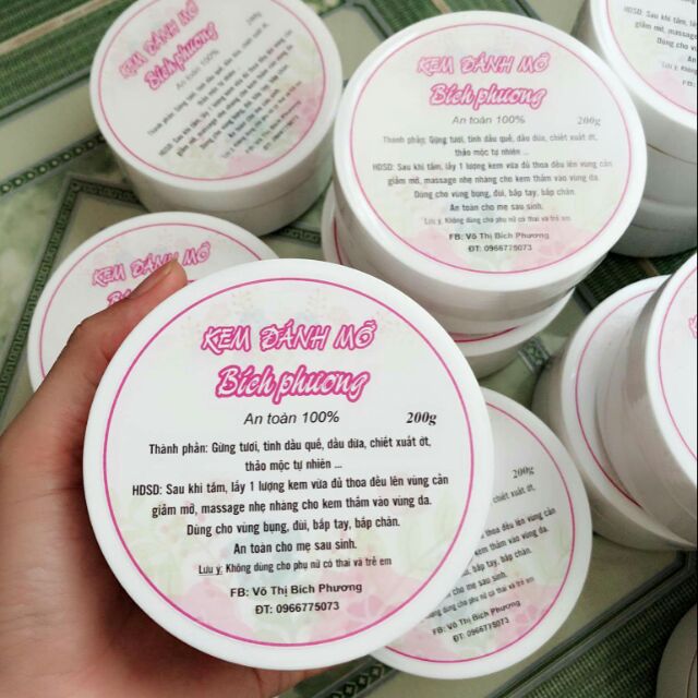 Kem đánh mỡ bụng