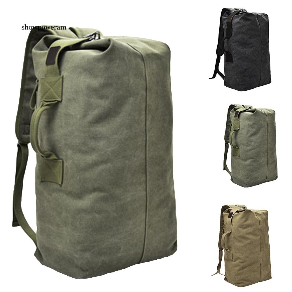 Balo canvas ngăn rộng du lịch thể thao cho nam