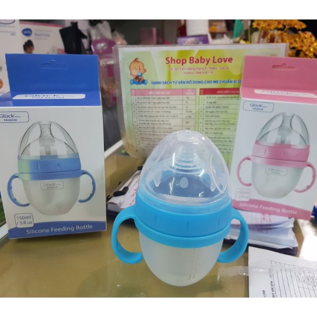 Bình sữa silicone Gluck