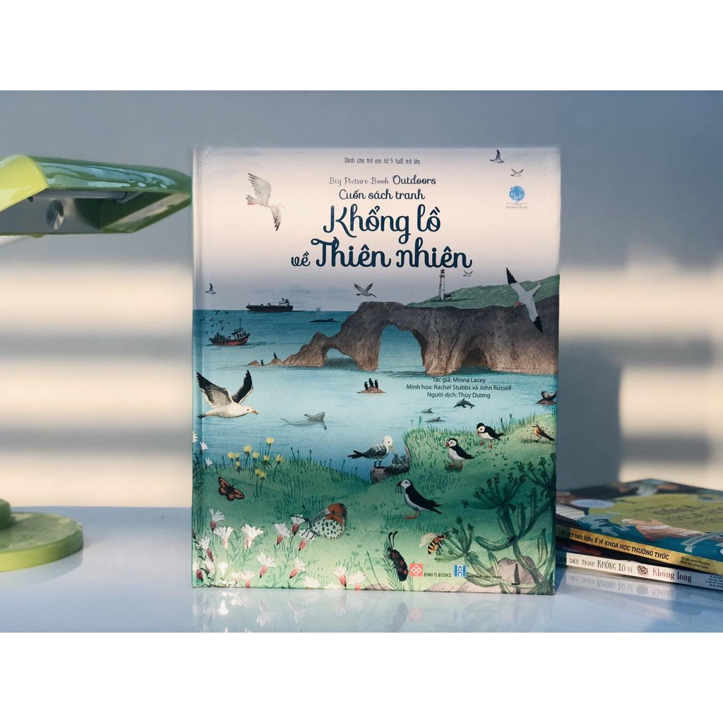 Sách - Big Picture Book Outdoors - Cuốn sách tranh khổng lồ về Thiên Nhiên