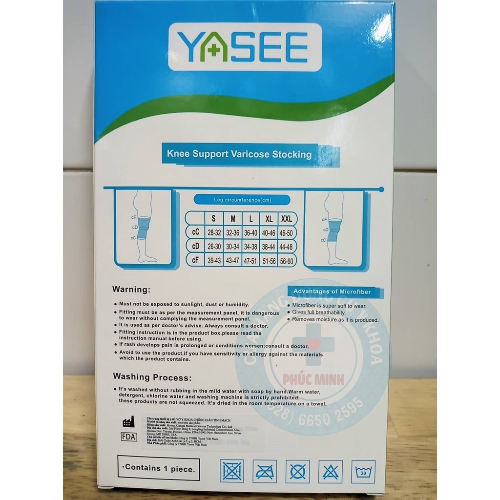 Vớ Đầu Gối - Vớ Y Khoa Suy Giãn Tĩnh Mạch Yasee