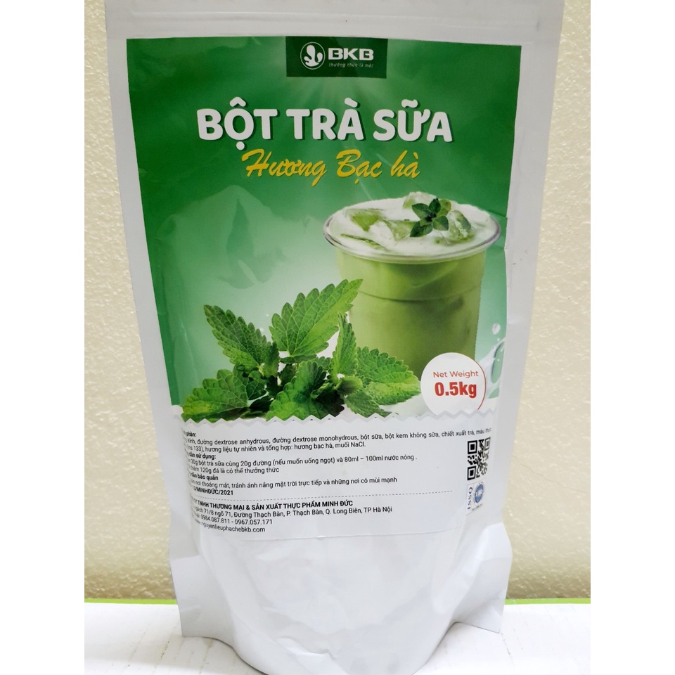 Bột trà sữa pha sẵn BKB 500gram các vị