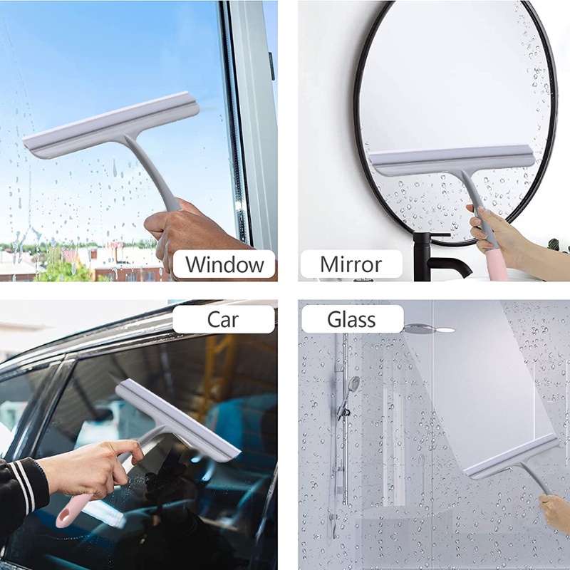 1 Dụng Cụ Vệ Sinh Cửa Kính Bằng Silicone Chống Trượt Đa Năng