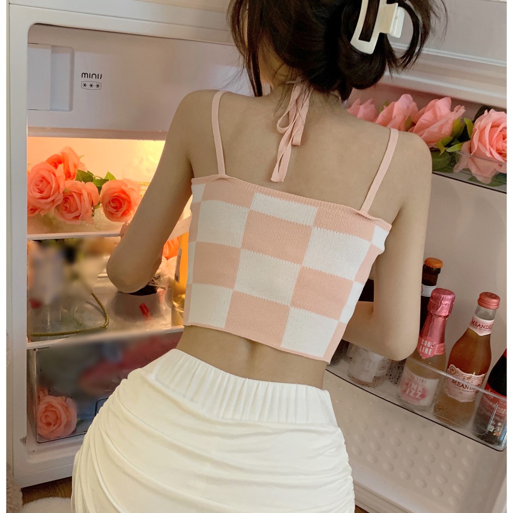 QADCOL  Áo ống hai dây thiết kế quyến rũ cho nữ